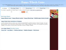 Tablet Screenshot of happywheelsgame.com